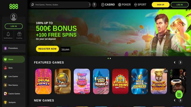 888casino casino screenshot