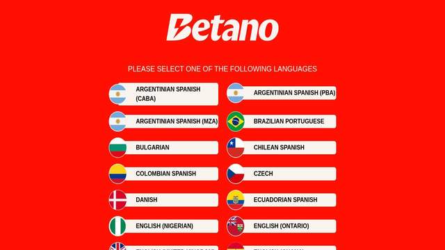 Betano casino screenshot